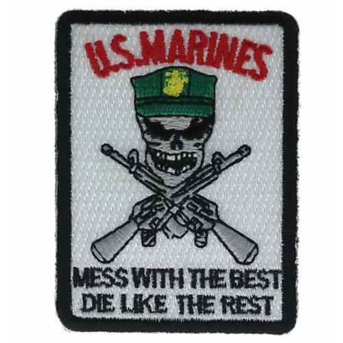 US Marines Corps Patch - Mess With The Best Patch