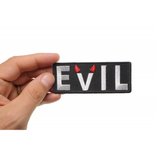 Cheap Place Evil Patch With Devil Horns Patch