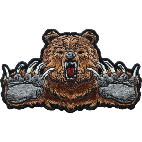 Cheap Place Brown Bear Claws Iron Patch