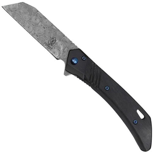 Damascus 7.75 Folding Pocket Knife