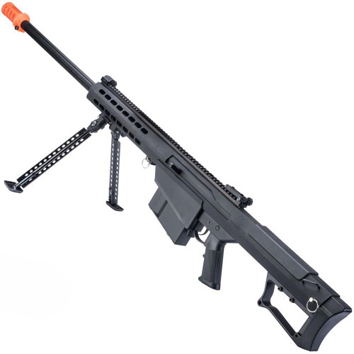 Barrett Licensed M107A1 Bolt Action Airsoft Sniper Rifle - Black