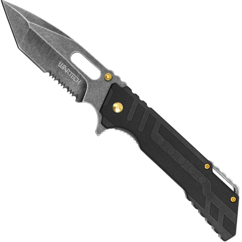 Wartech 8.5' Black Pocket Knife