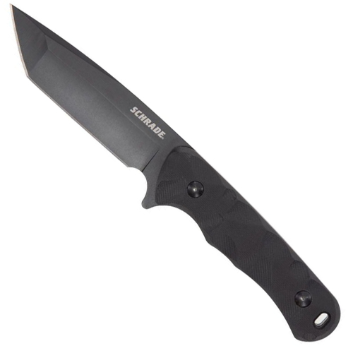 Black G10 Tanto Fixed Knife