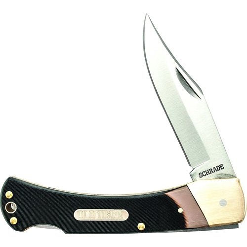 Old Timer Golden Bear Clip Point Blade Folding Knife
