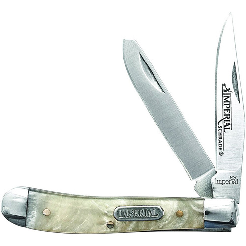Imperial IMP13 Trapper Cracked Ice POM Handle Folding Blade Knife