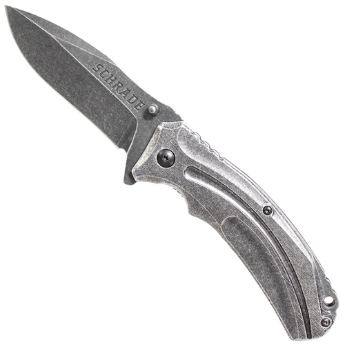 Liner Lock SCH504 Drop Point Blade Folding Knife