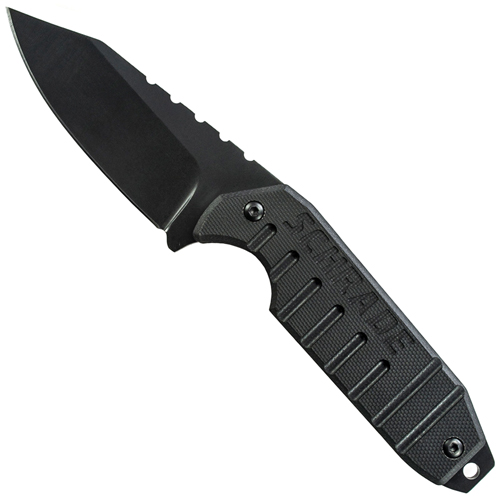 Schrade SCHF16 Clip Point Full Tang Fixed Blade Neck Knife