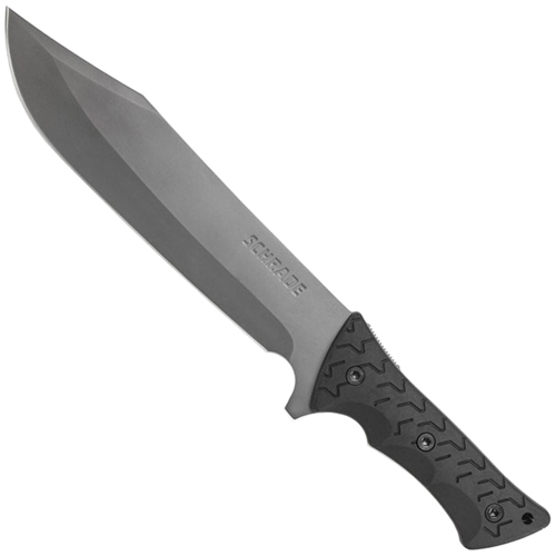 Schrade SCHF45 Leroy TPE Handle Fixed Blade Knife