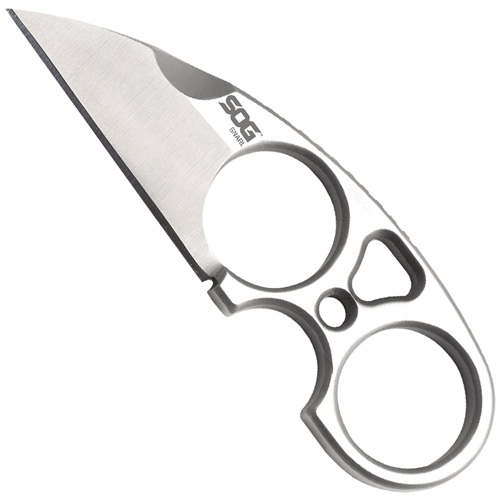 Snarl Sheepsfoot Style Fixed Blade Knife w/ Sheath