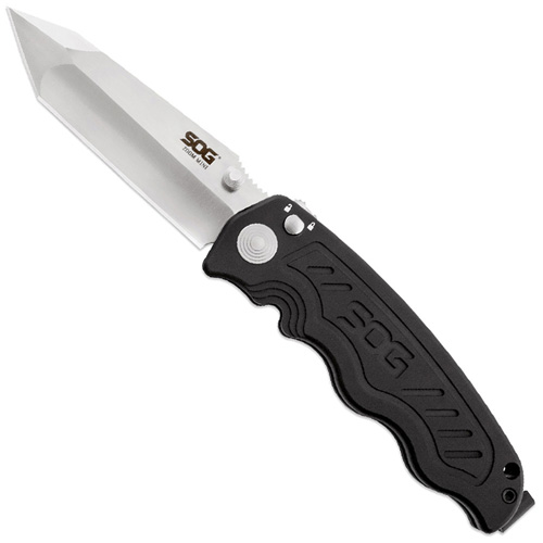 Zoom Mini AUS-8 Steel Tanto Blade Folding Knife