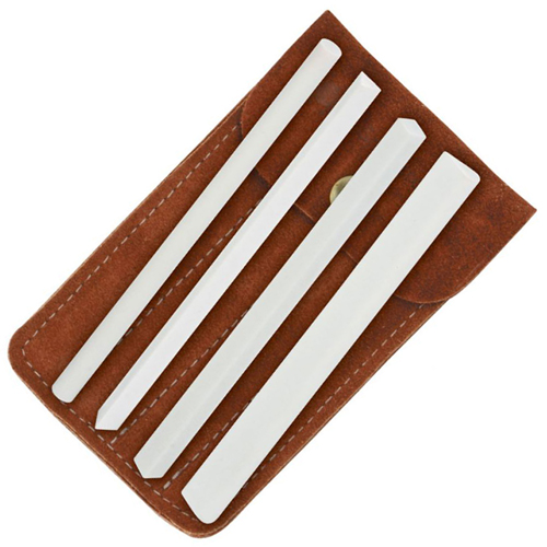 Ceramic File Set with Leather Pouch