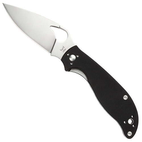 Spyderco Byrd Raven 2 Black G10 Handle Folding Knife