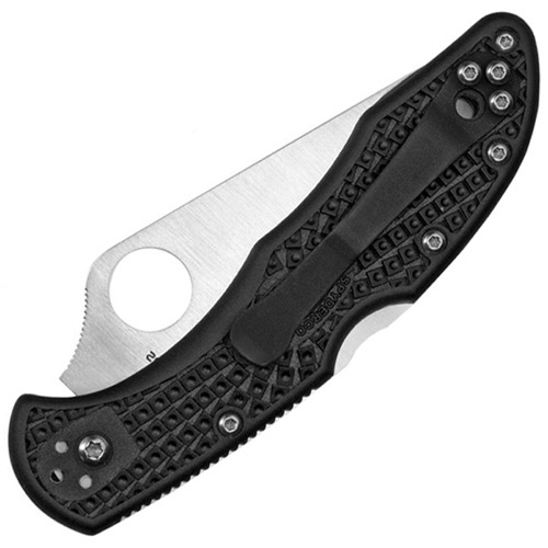 Spyderco Delica 4 Black FRN Handle Folding Knife