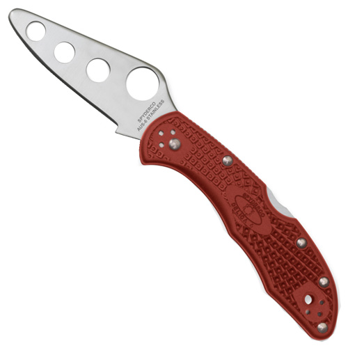 Delica 4 FRN Handle Training Knife - Red