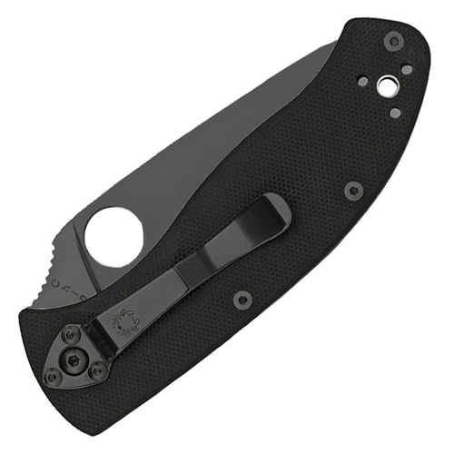 Spyderco Tenacious Black G-10 Handle Folding Knife