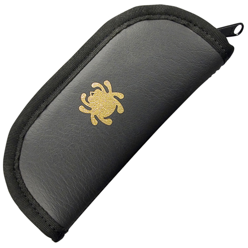 Travel Black Synthetic Leather Case