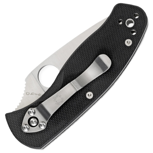 Spyderco Persistence Black G-10 Handle Folding Knife