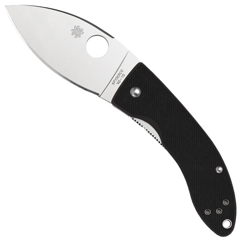 Lil Lum Plain Black G10 Folding Knife