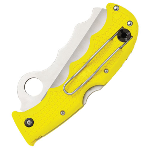 Assist Salt Yellow FRN Handle Folding Knife