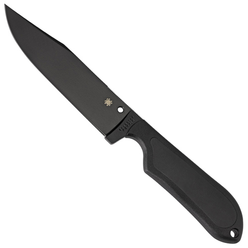 Street Bowie FRN Handle Fixed Blade Knife - Black