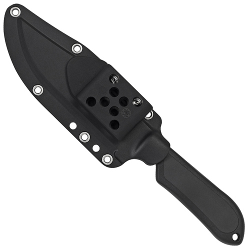 Street Bowie FRN Handle Fixed Blade Knife - Black