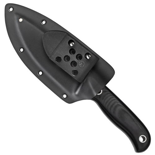 Bradley Bowie Black G-10 Handle Fixed Blade Knife