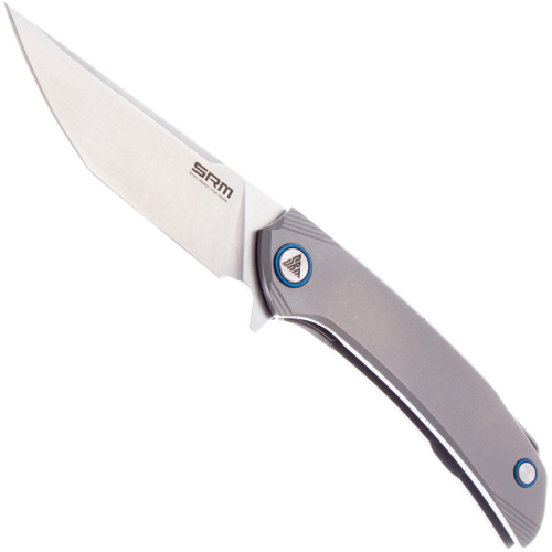 SRM 7411-TZ Tactical Folding Knife Titanium
