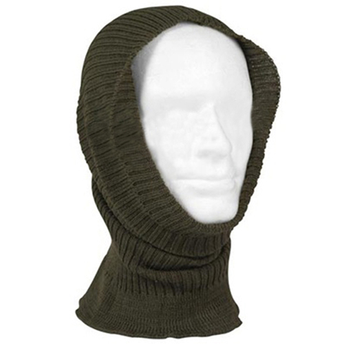 French Olive Drab Wool Cold Weather Face Mask