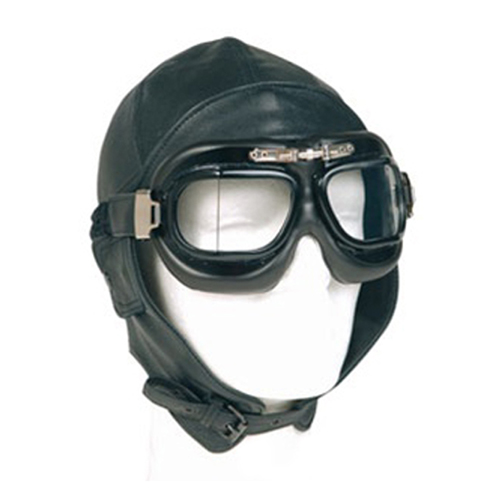 German Repro Leather Aviation Helmet