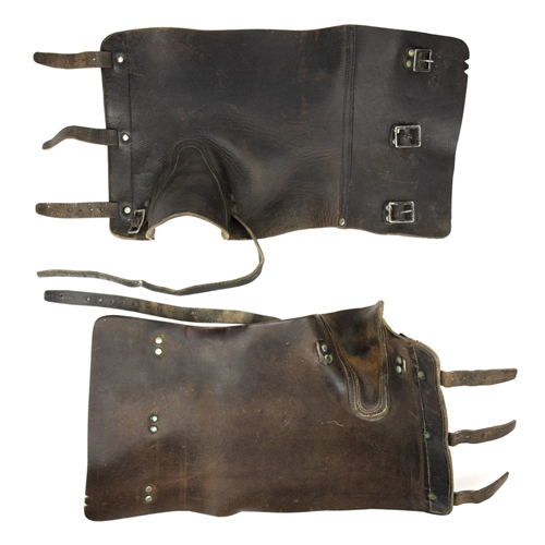 Swiss Army Issue Leather Gaiters