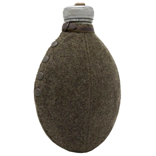 Swedish Army Issue Aluminum Canteen w/ Cover