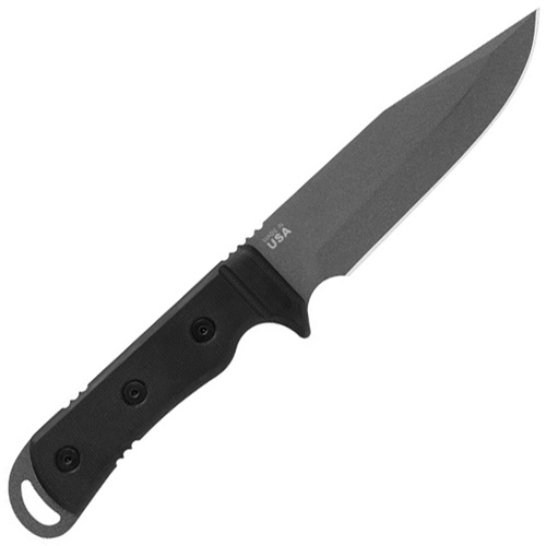 Air Wolfe AIR-01 Black G-10 Handle Fixed Blade Knife