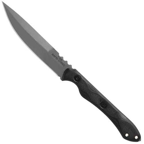 Rapid Strike Black G10 Handle Fixed Blade Knife