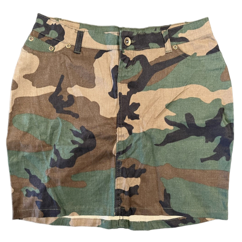 Ultra Force Womens Woodland Camo Short Skirt