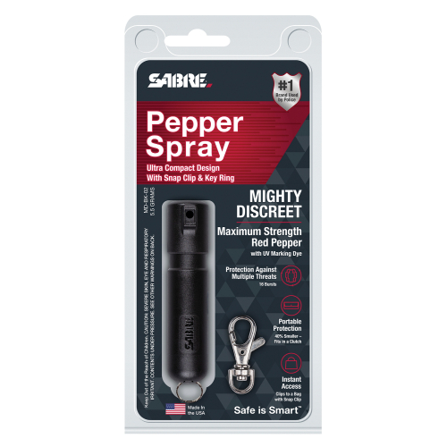 Sabre Mighty Discreet Pepper Spray 12 foot Range