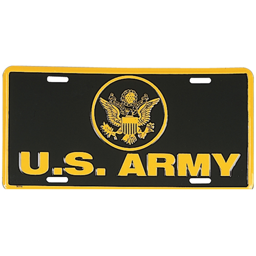 US Army License Plate