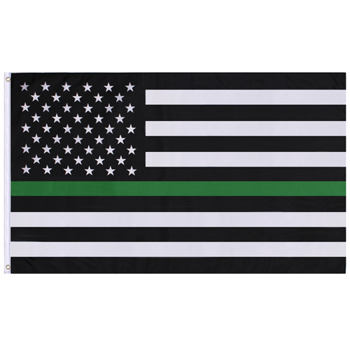 Thin Green Line Flag