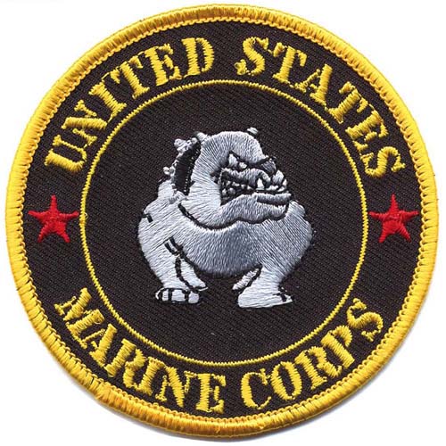 Ultra Force USMC Bulldog 3inch Patch