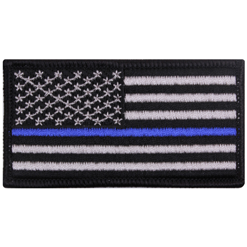 Thin Blue Line Flag Patch