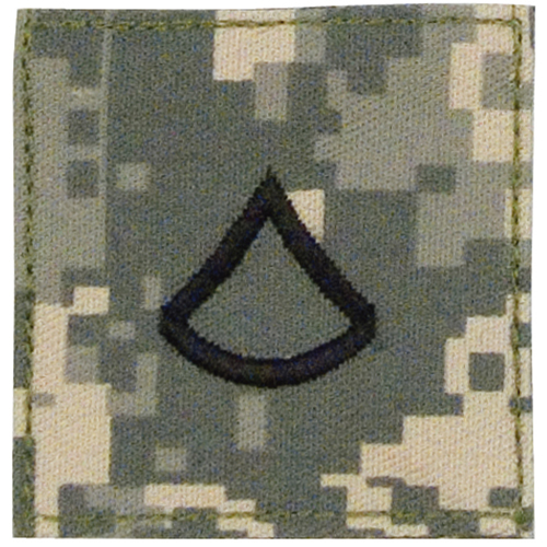 Official U.S. Made Embroidered Rank Private 1St Class Insignia