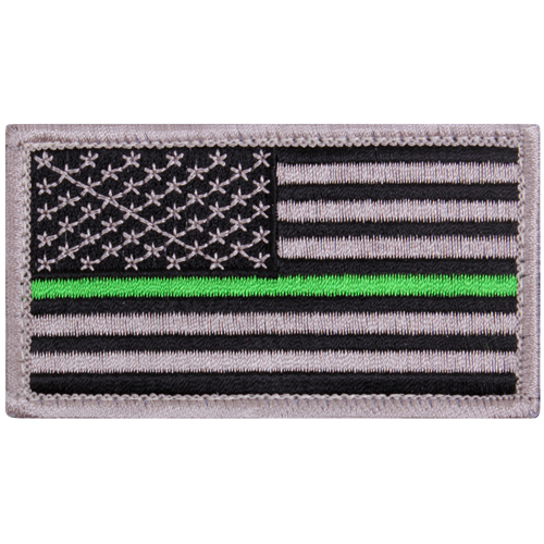 Thin Green Line US Flag Patch