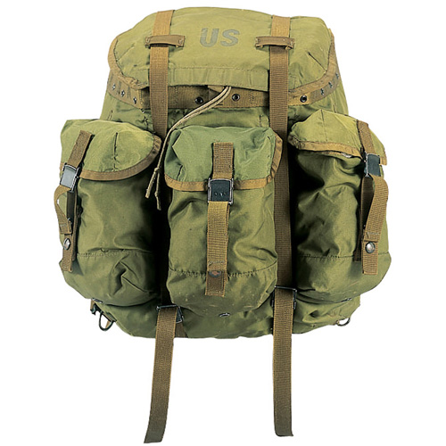 Ultra Force GI Issue Surplus Medium OD Alice Pack With Frame