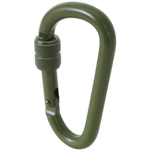 Ultra Force 80mm Locking Accessory Olive Drab Carabiner
