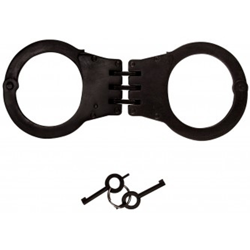 Deluxe Nickel Plated Hinged Handcuffs