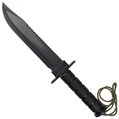 Deluxe Jungle Olive Drab Survival Kit Knife