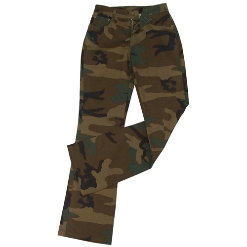 Womens Camouflage Stretch Flare Pants