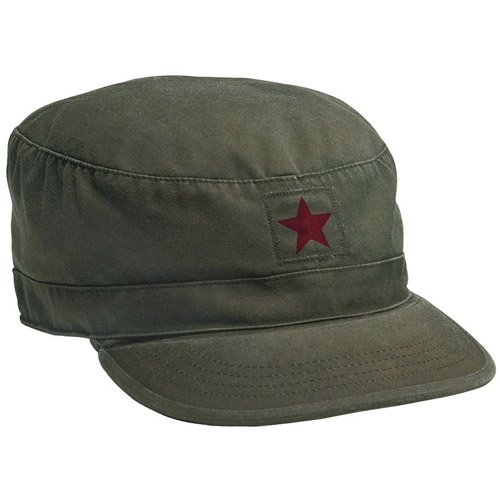 Vintage Red Star Fatigue Cap