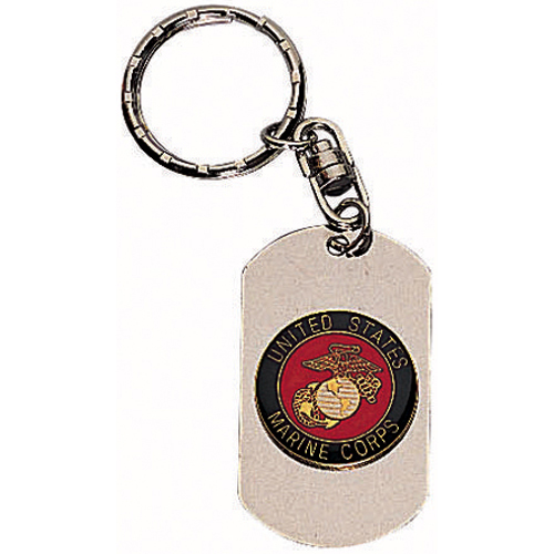 Marines Dog Tag Key Chain