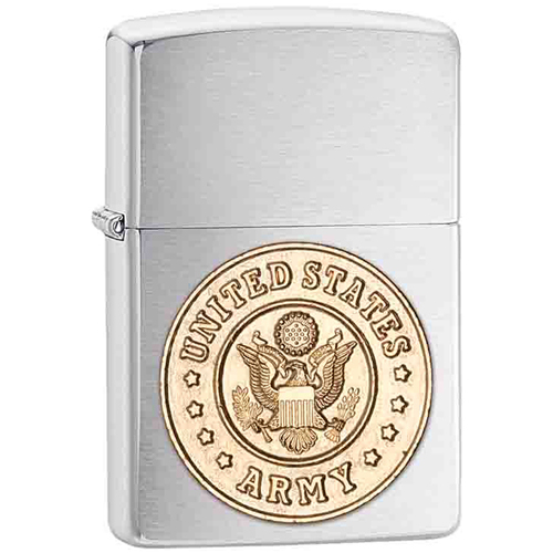 Zippo Military Army Crest Lighters
