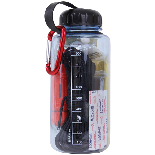 Water Bottle Survival Kit